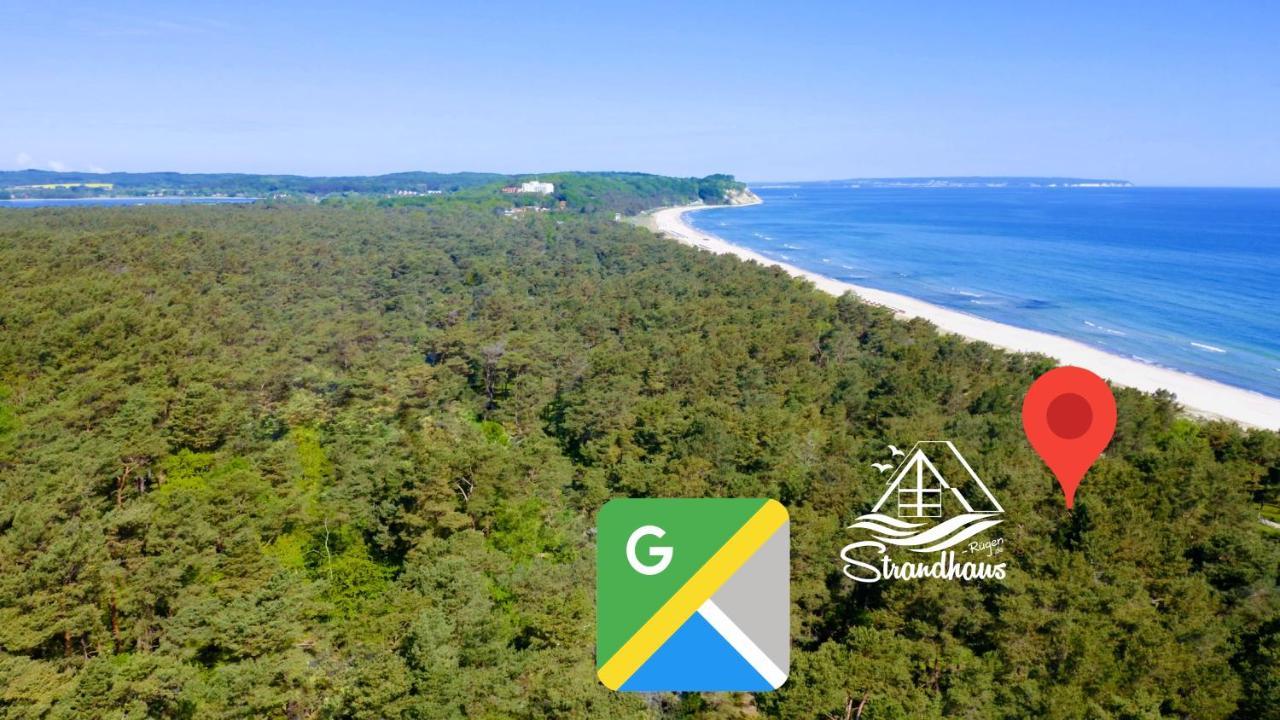 Strandhaus Ruegen - Meerblick, Sauna, Kamin & Whirlpool Baabe Dış mekan fotoğraf